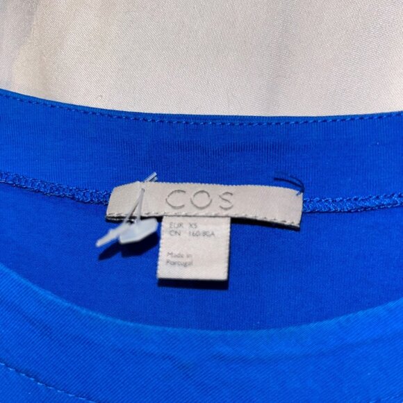 cos 2 shades color block sleeveless shift Summer dress XS - Picture 4 of 4